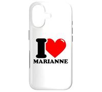 I love Marianne funny fist name design Case for iPhone 17