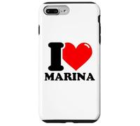 I love Marina funny fist name design Case for iPhone 7 Plus/8 Plus