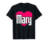 I Love Mary Cute First Name I Heart Mary Value Graphic T-Shirt