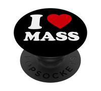 I Love Mass, Catholic Church Saying or Phrase PopSockets Adhesive PopGrip