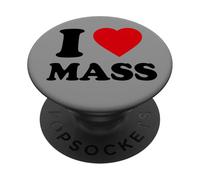 I Love Mass, Catholic Church Saying PopSockets Adhesive PopGrip