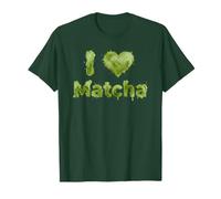 I Love Matcha - Favorite Heart-Shape Style T-Shirt