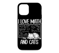 I Love Math And Cats Funny Mathematics Teacher Math Nerd Case for iPhone 12/12 Pro