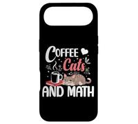 I Love Math Cats And Coffee Heart Mathematics Teacher Case for iPhone Air