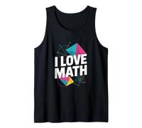 I Love Math Geometry Algebra Calculus Fun Tank Top