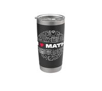 I Love Math - Mathematic Teacher Student Stainless Steel Insulated Tumbler