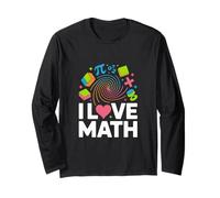 I Love Math Pi Geometry Algebra Enthusiast Long Sleeve T-Shirt
