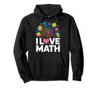 I Love Math Pi Geometry Algebra Enthusiast Pullover Hoodie