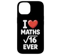 I Love Maths Forever Funny Math Teacher Nerd Geek Pun Math Case for iPhone 14