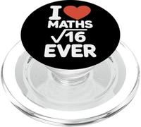 I Love Maths Forever Funny Math Teacher Nerd Geek Pun Math PopSockets PopGrip for MagSafe