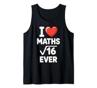 I Love Maths Forever Funny Math Teacher Nerd Geek Pun Math Tank Top
