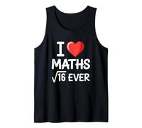 I Love Maths Forever Funny Math Teacher Nerd Geek Pun Math Tank Top