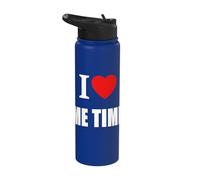 I Love Me Time for Men Women and Students Stainless Steel Insulated Water Bottle