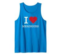 I Love Meringues, I Love Meringues Tank Top, Men, Sapphire Blue, Medium
