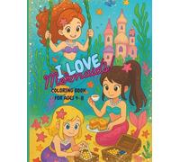I Love Mermaids!: Coloring Book for Ages 4-8 (I Love Coloring Books!)