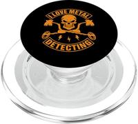 I Love Metal Detecting PopSockets PopGrip for MagSafe