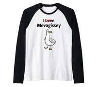 I Love Mevagissey Raglan Baseball Tee