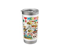 I Love Mexico Stainless Steel Insulated Tumbler
