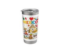 I Love Mexico Stainless Steel Insulated Tumbler