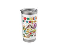 I Love Mexico Stainless Steel Insulated Tumbler