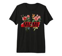 I Love Miami, Cool Floral Miami Beach Illustration Graphic Premium T-Shirt