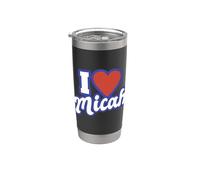 I Love Micah Stainless Steel Insulated Tumbler