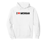 I Love Michigan - Heart Travel Trip Vacation Holiday Pullover Hoodie