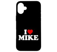 I Love Mike - Heart Case for iPhone 16 Plus