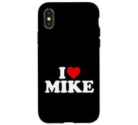 I Love Mike - Heart Case for iPhone X/XS
