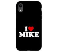 I Love Mike - Heart Case for iPhone XR