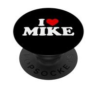 I Love Mike - Heart PopSockets Adhesive PopGrip
