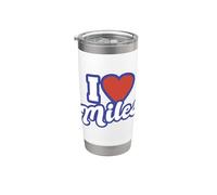 I Love Miles Stainless Steel Insulated Tumbler