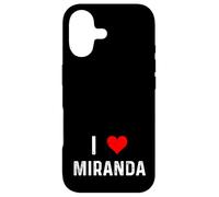 I Love Miranda - Heart - Distressed Case for iPhone 17