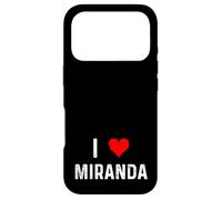 I Love Miranda - Heart - Distressed Case for iPhone 17 Pro