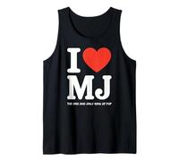 I Love MJ The One and Only King Tank Top