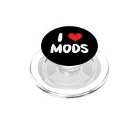 I Love Mods - Heart - PC Game Gamer Video Gaming PopSockets PopGrip for MagSafe