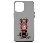I Love Mom Chocolate Labrador Retriever Dog Mother's Day Case for iPhone 12 Pro Max