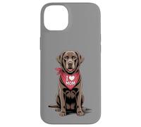 I Love Mom Chocolate Labrador Retriever Dog Mother's Day Case for iPhone 14 Plus
