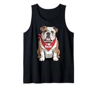 I Love Mom English Bulldog Lover Dog Mother's Day Tank Top