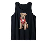 I Love Mom Irish Terrier Lover Dog Mother's Day Tank Top