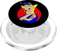 I Love Mom Tattoo Chihuahua Dog Mama Cute Mothers Day Heart PopSockets PopGrip for MagSafe