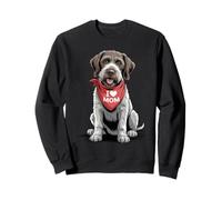 I Love Mom Wirehaired Pointing Griffon Lover Dog Mothers Day Sweatshirt