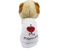 I Love Mommy & Daddy Dog T-Shirts for Small Puppies