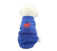 I Love Mommy & Daddy Dog T-Shirts for Small Puppy Dogs