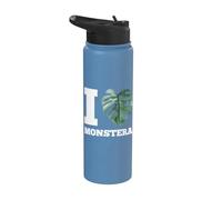 I Love Monstera Stainless Steel Insulated Water Bottle