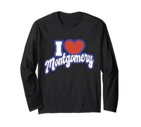 I Love Montgomery Alabama Long Sleeve T-Shirt