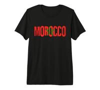 I Love Morocco, Cute Moroccan Flag Design Premium T-Shirt