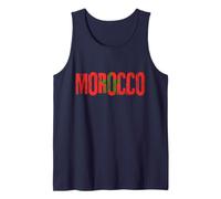 I Love Morocco, Cute Moroccan Flag Design Tank Top