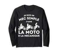 I love motorcycle and mechanics biker motorcycle jersey Long Sleeve T-Shirt