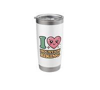 I Love Mountain Biking Stainless Steel Insulated Tumbler